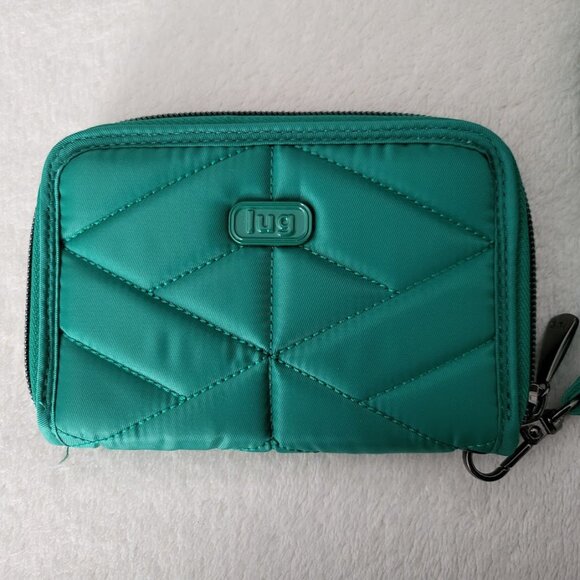 EUC Lug KELLY GREEN Rodeo 2 wristlet wallet - Picture 7 of 7